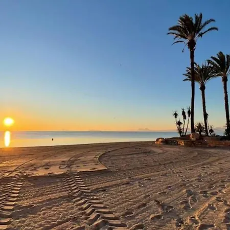 Charming Beachfront Apartment Murcia Exterior foto